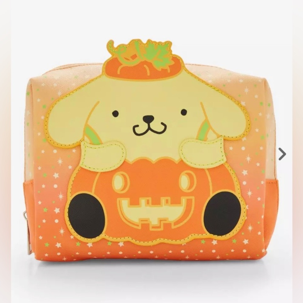 Sanrio Pompompurin Pumpkin Costume Cosmetic Bag